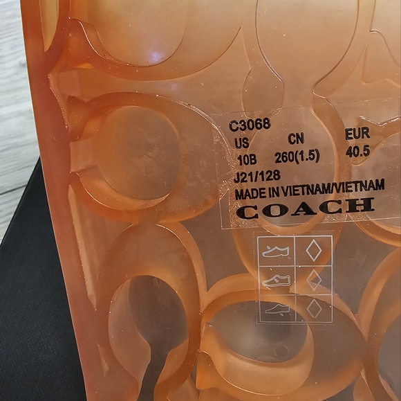 Coach Ulyssa Rubber Slide size 10 - Picture 4 of 6